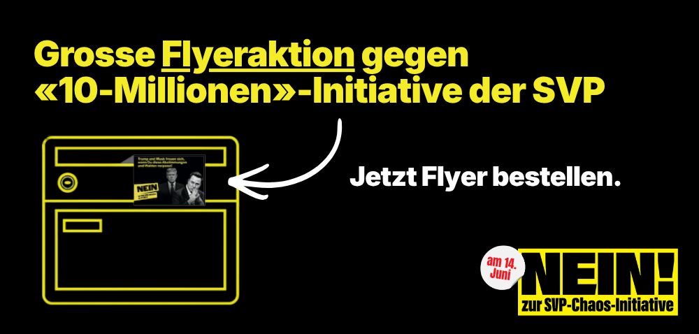 SVP-Chaos-Initiative bekämpfen